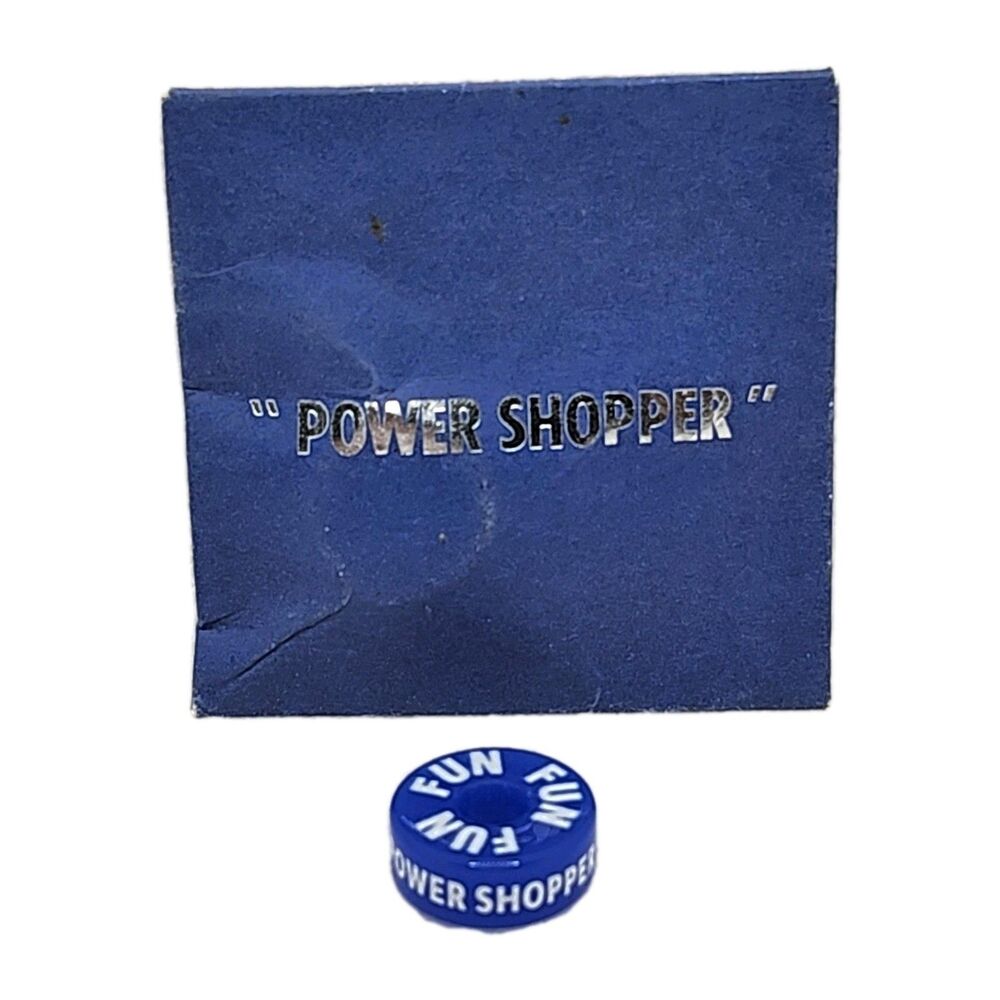 EFFY Carnival Cruise Barrel Charm "Power Shopper" Blue w/White